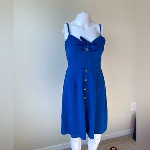 Blue bow dress